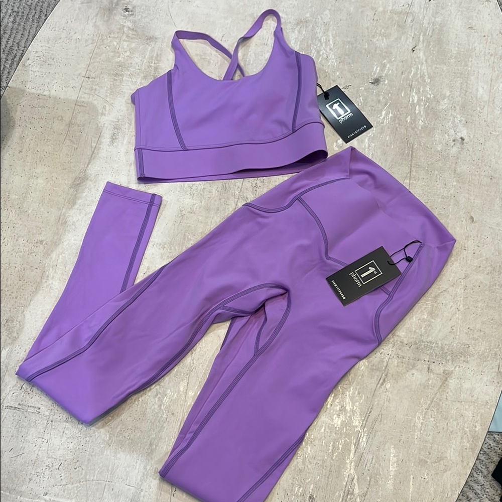 Purple Women's Activewear Set